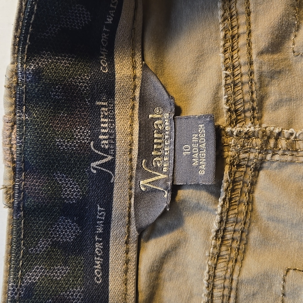 Natural Reflections Tan Cargo Pants for Women - Picture 5 of 15